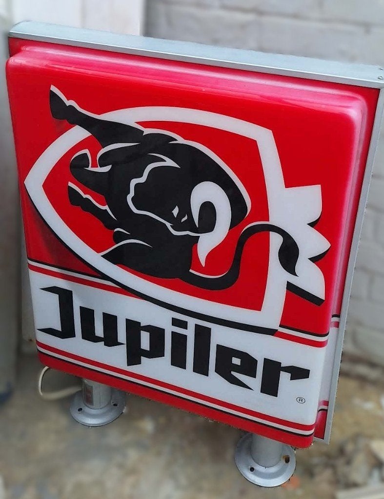 Jupiler lichtreclame, Verzamelen, Ophalen, Gebruikt, Jupiler