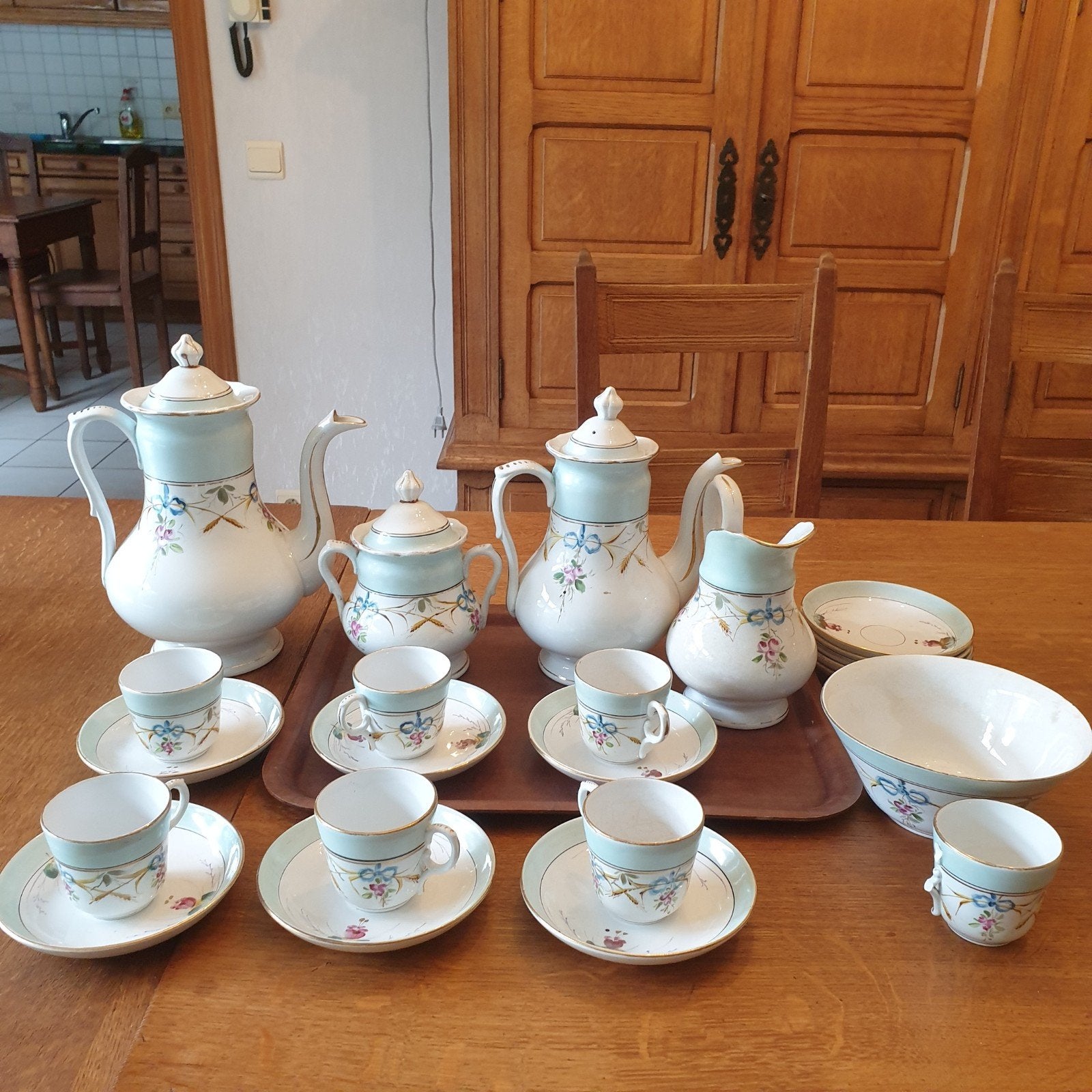 Vaisselle ancienne en porcelaine, Antiquités & Art, Enlèvement