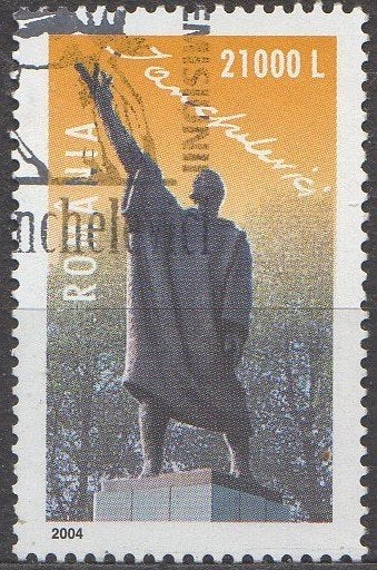 Roemenië - 10e sterfdag  Idel Ianchelevici  - 2004, Timbres & Monnaies, Timbres | Europe | Autre, Enlèvement ou Envoi, Affranchi