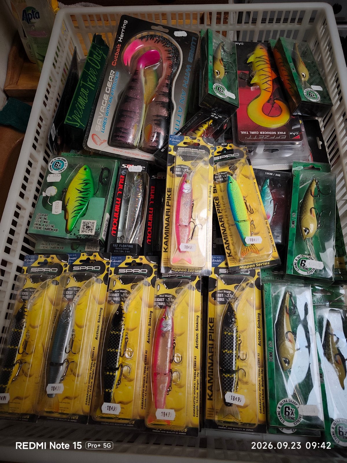 matérielles pêche carpe brochet sandre truite silure, Enlèvement, Neuf, Autres types