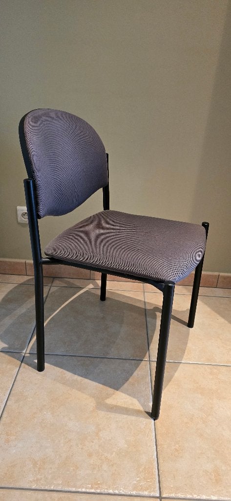 Chaises, Maison & Meubles, Chaises, Tissus, Gris, Enlèvement, Utilisé