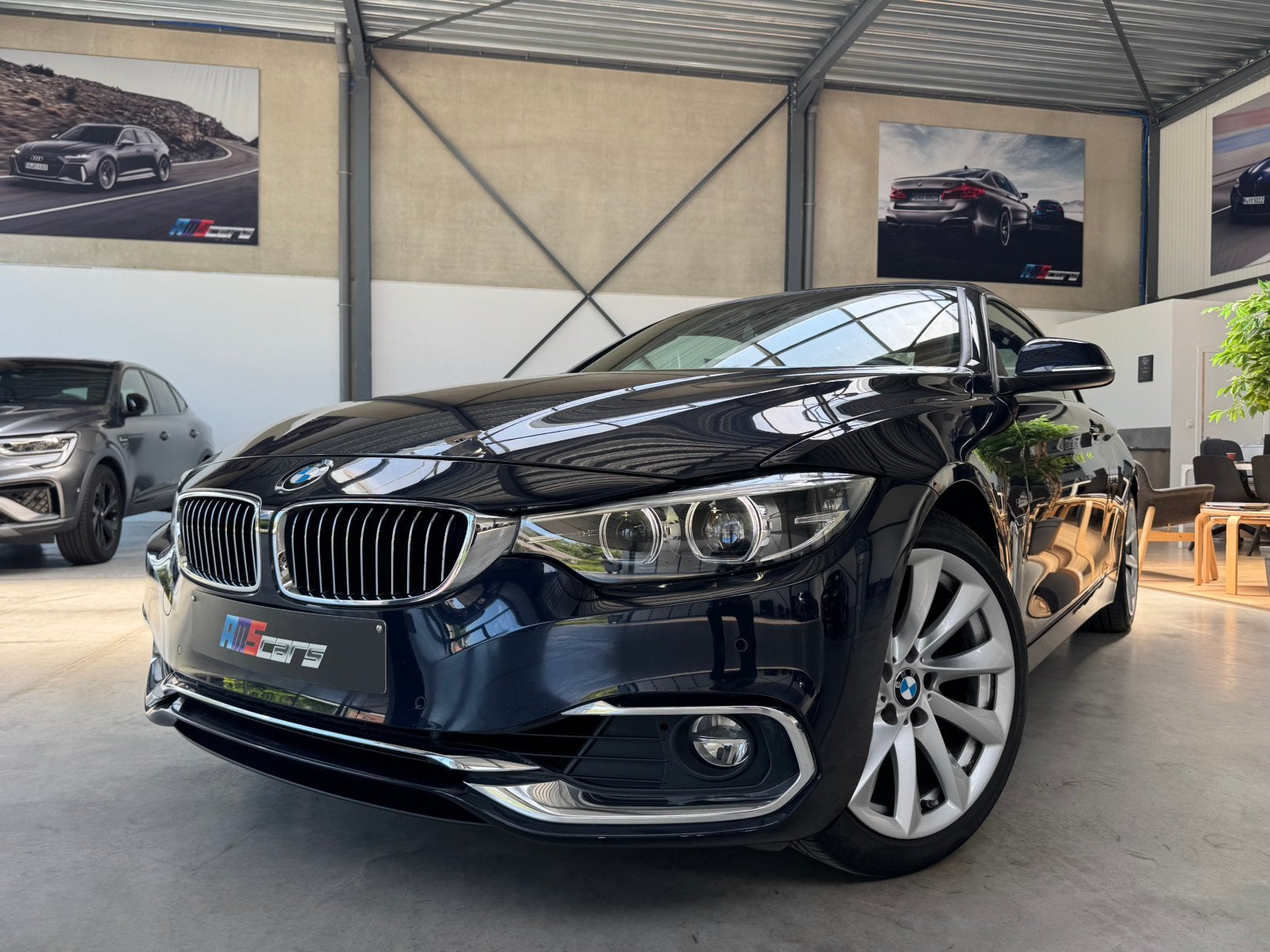 BMW 420iA Cabrio Luxury Line | 02/2018 | 85.000 km, Auto's, BMW, Achterwielaandrijving, 4 cilinders, Cabriolet, Blauw