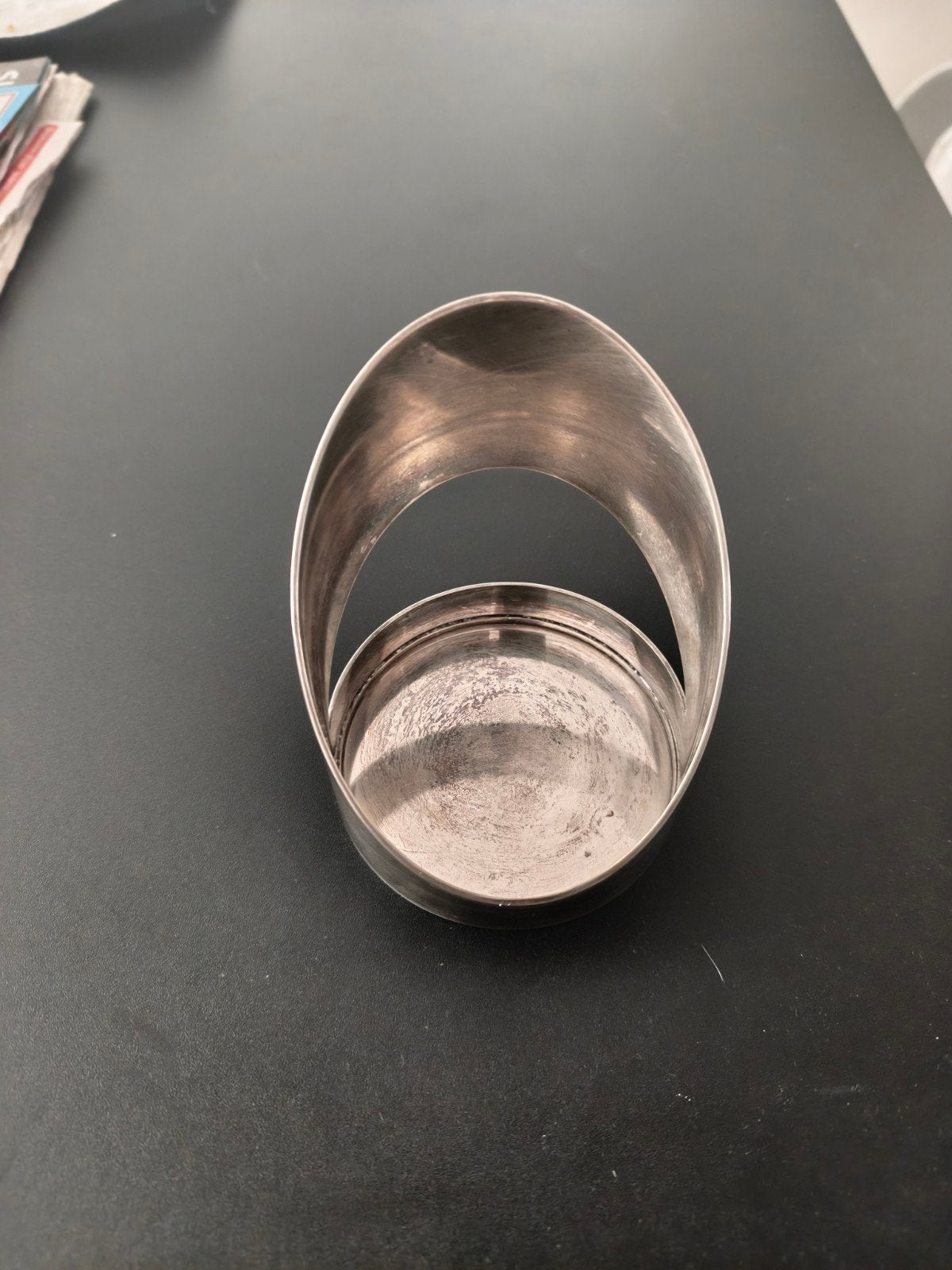 wijnhouder Paolo Gatti, Antiek en Kunst, Gesigneerd, Zilver, Ophalen of Verzenden, 15 cm