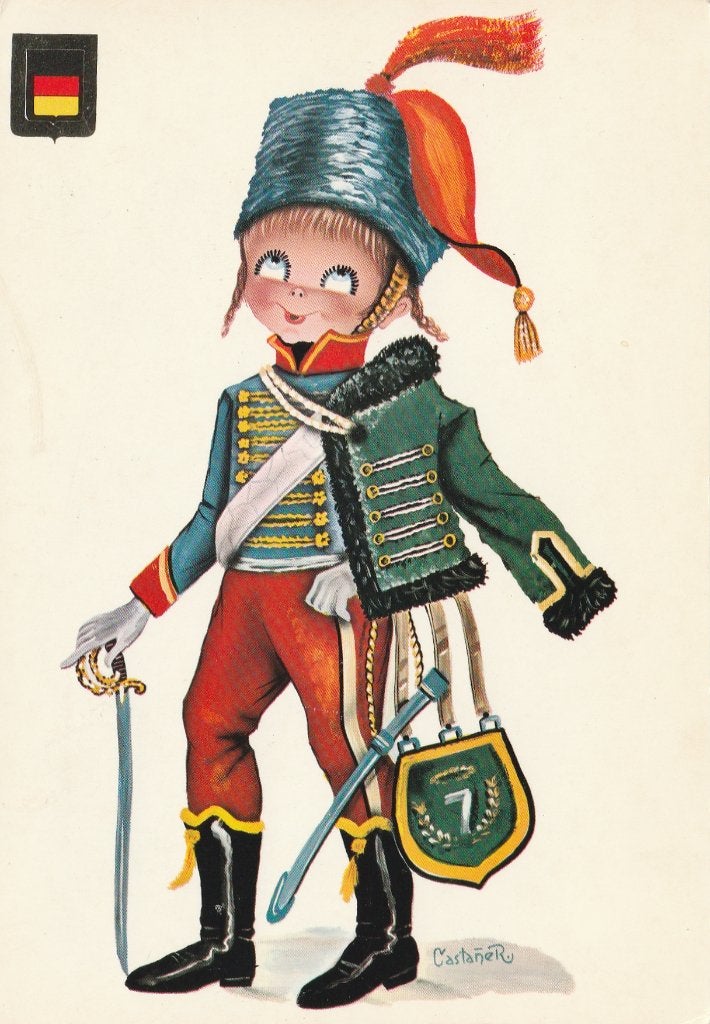 KLEDERDRACHT  PRUISEN, Ophalen of Verzenden, Ongelopen, Klederdracht
