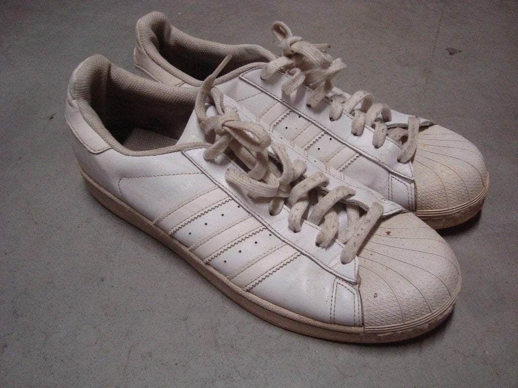 chaussures baskets Adidas homme P46, Vêtements | Hommes, Porté, Blanc, Baskets, Enlèvement