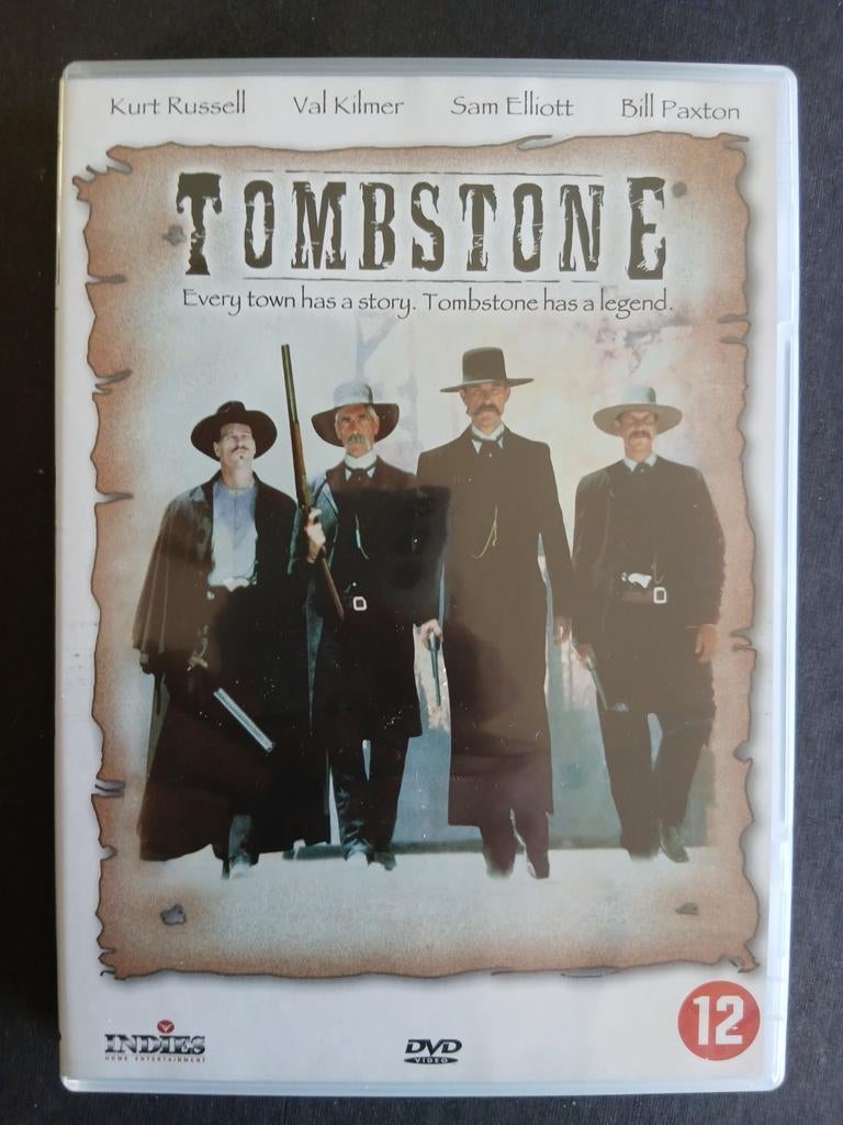 Tombstone (1993) Kurt Russel, Val Kilmer, CD & DVD, DVD | Action, À partir de 12 ans, Enlèvement ou Envoi, Comme neuf, Action