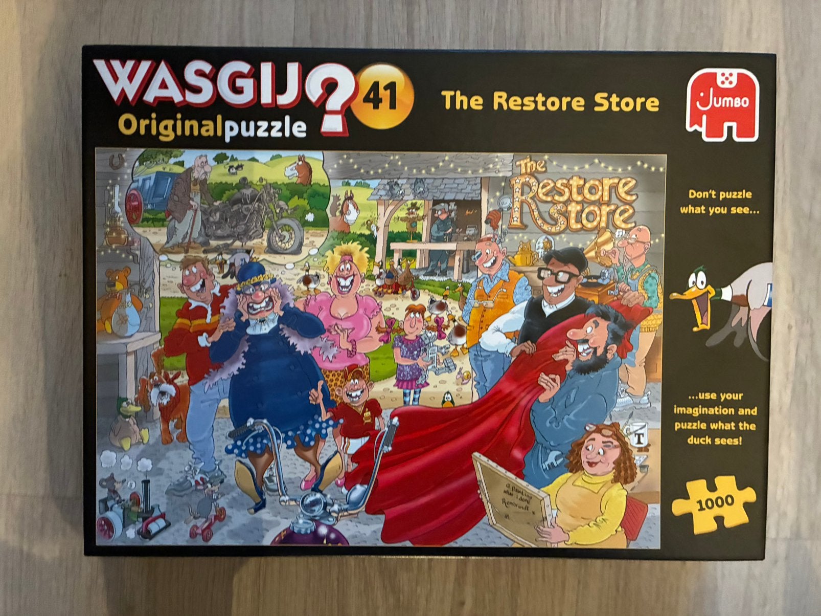 Wasgij puzzel 1000 stukjes, Ophalen, 500 t/m 1500 stukjes, Zo goed als nieuw, Legpuzzel