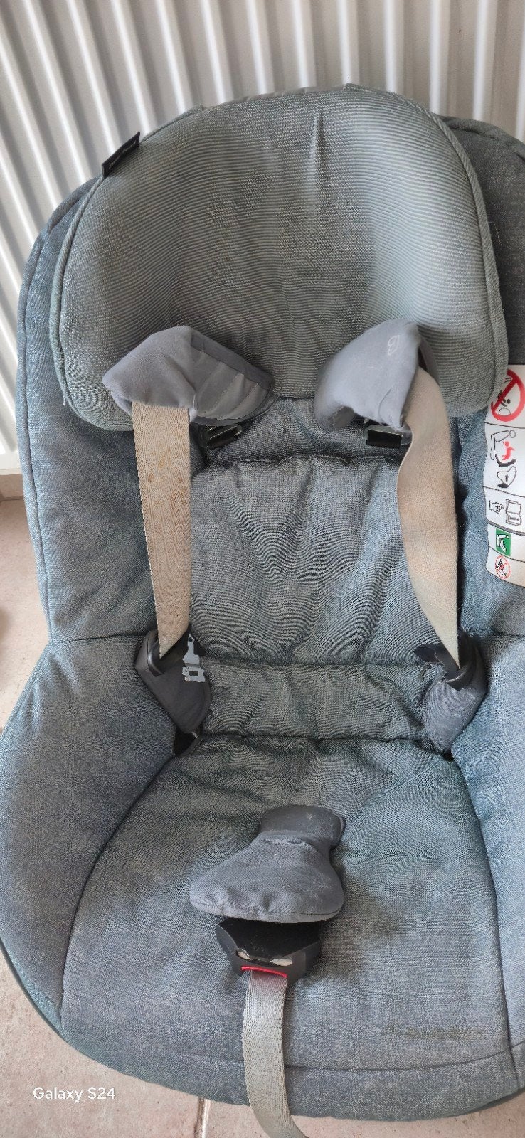 Autostoel iso-fix, Kinderen en Baby's, Ophalen, Gebruikt, Verstelbare rugleuning, Isofix