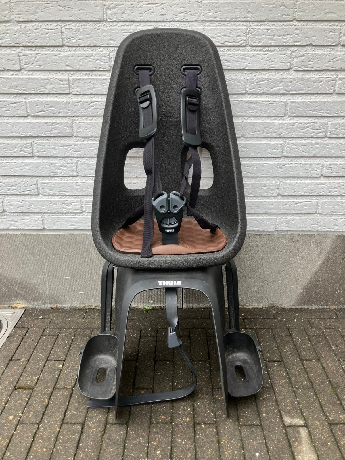Fietsstoel yepp thule, Fietsen en Brommers, Achterzitje, Ophalen, 15 t/m 25 kg, Gebruikt