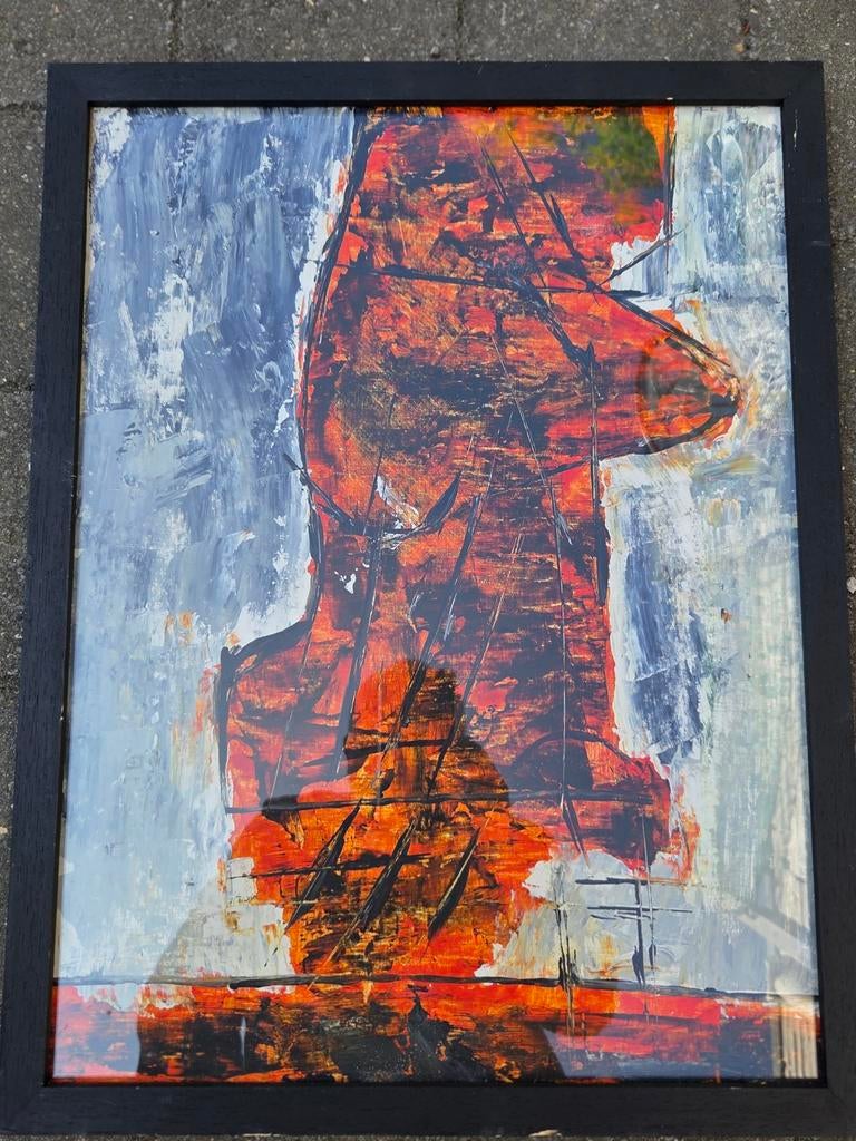 Ongekend, Antiek en Kunst, Kunst | Schilderijen | Abstract, Ophalen of Verzenden