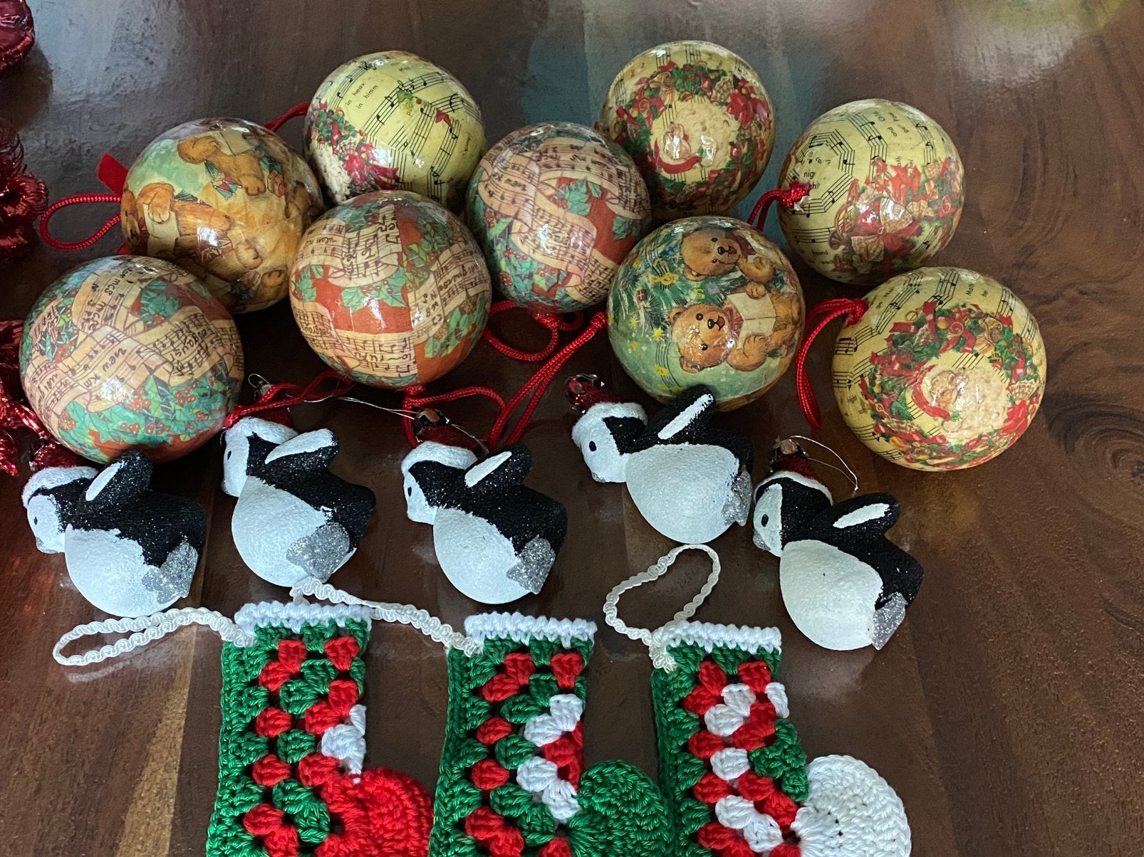Versiering kerstboom, Enlèvement
