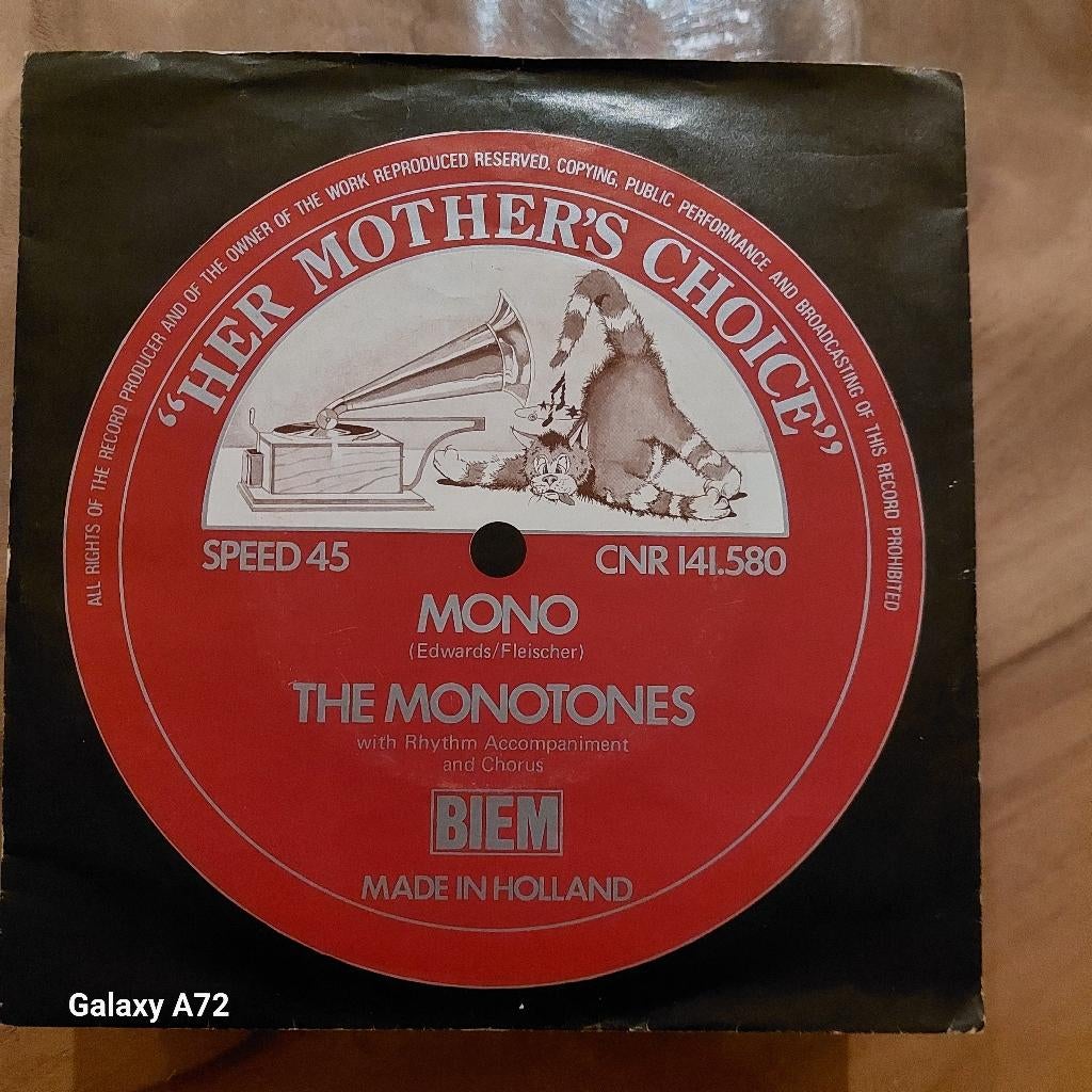 monotones mono, Gebruikt, 7 inch, Single, Ophalen of Verzenden