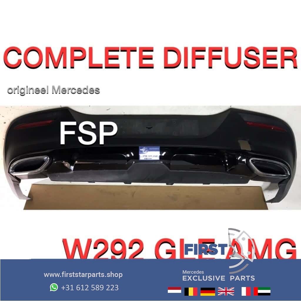 W292 AMG LINE DIFFUSER Mercedes GLE COUPÉ ORIGINEEL COMPLEET