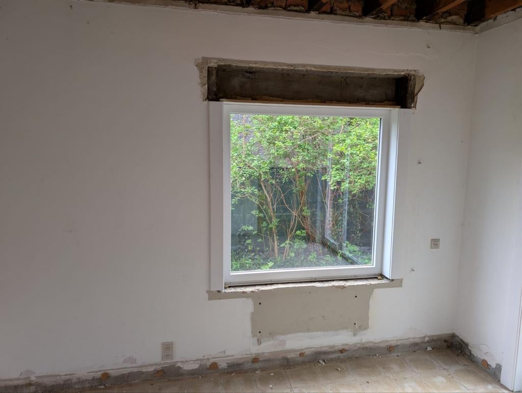 Raam 1330 breedte x 1380 hoogte, Doe-het-zelf en Bouw, Ophalen, Kunststof, Raamkozijn, Zo goed als nieuw