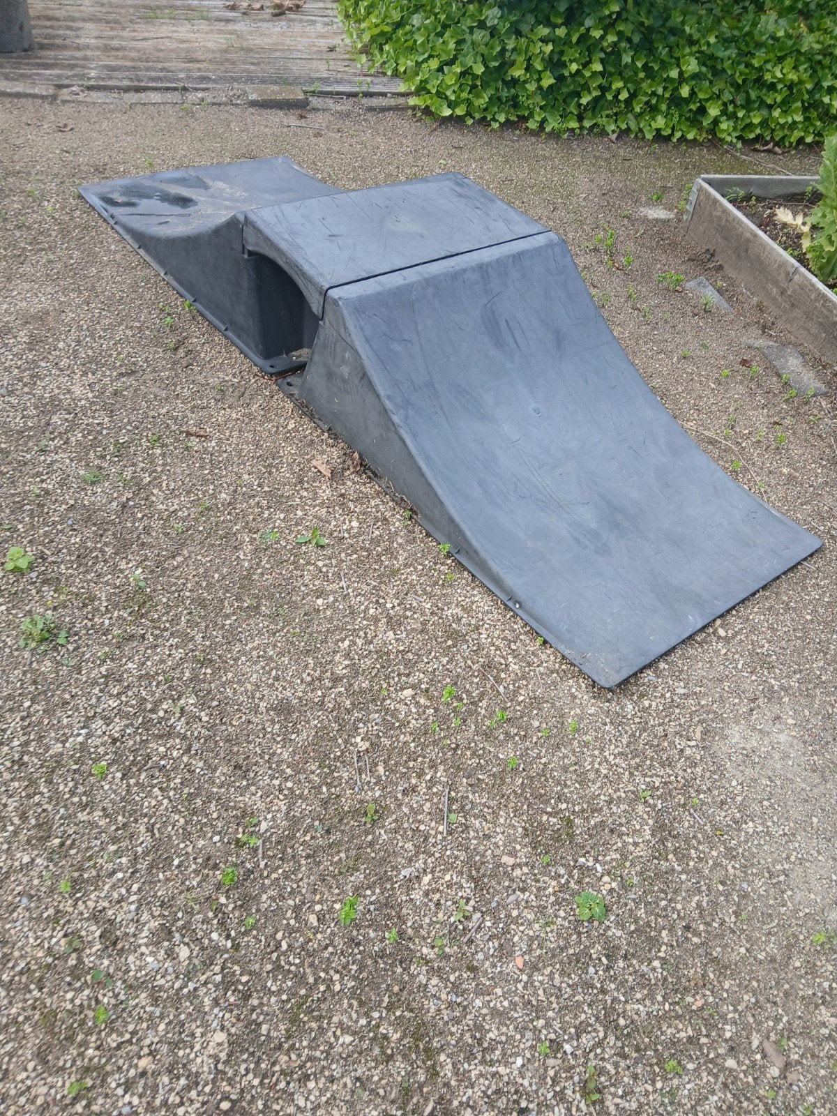 Ramp voor bmx, Ophalen