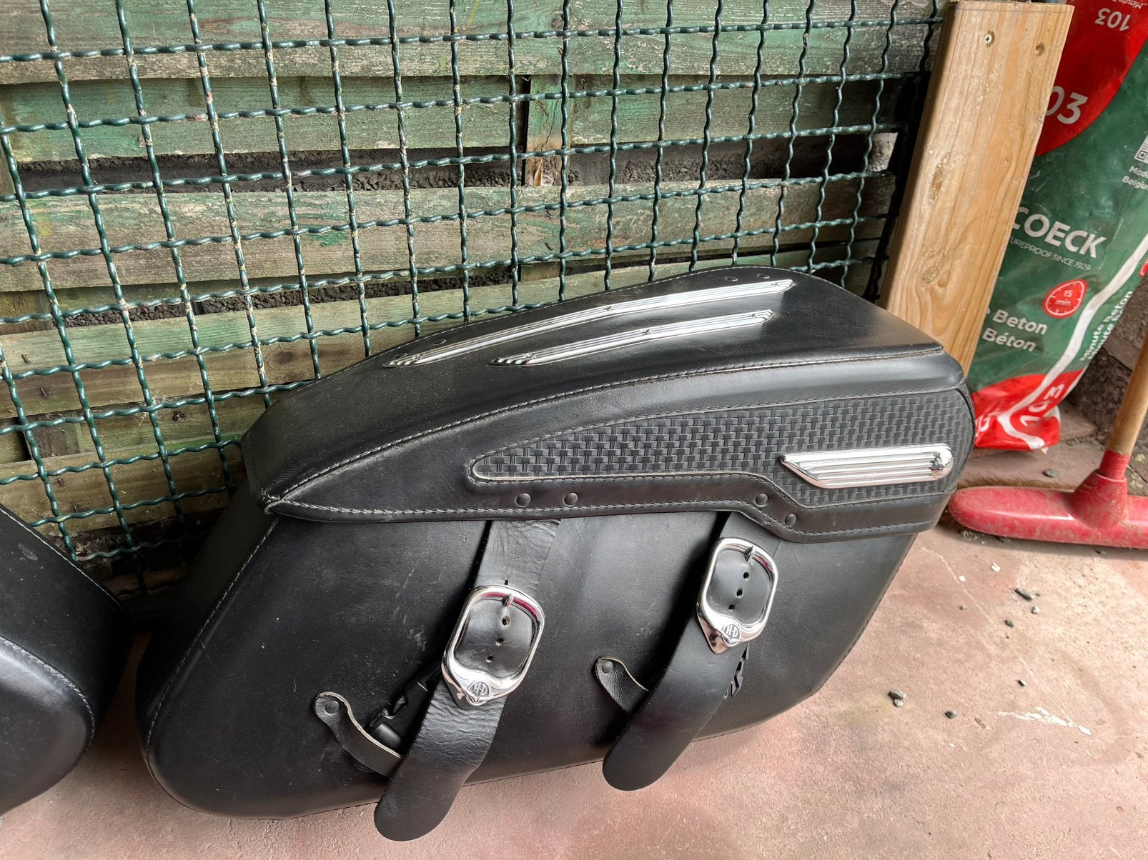 Zadel tassen Harley raod king, Motoren, Particulier