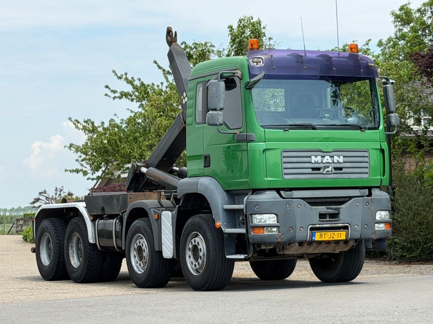 MAN TGA.35.390 8X4 BB BRAS À CROCHET / COMMANDE MANUELLE !, Autos, Camions, Achat, Entreprise, 2 places, Boîte manuelle