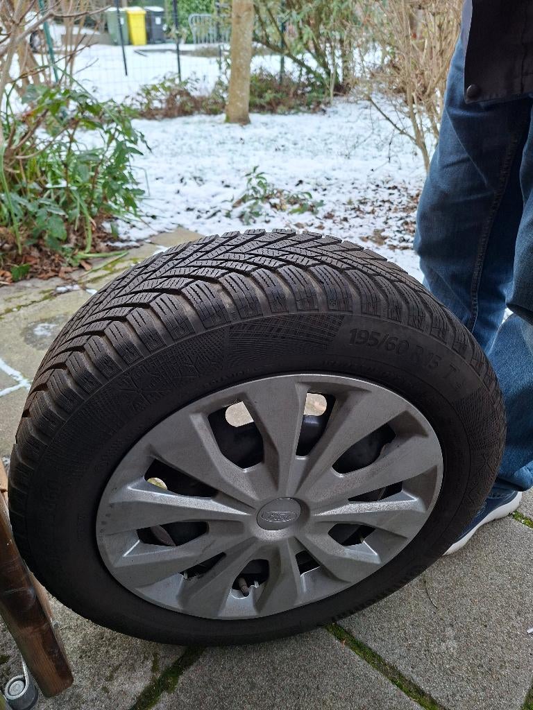 Winterbanden met velgen -Hele goede staat, Auto-onderdelen, Ophalen, Gebruikt, Banden en Velgen, Winterbanden