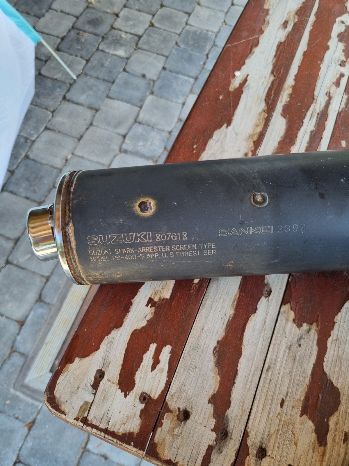 Pot d'échappement ORIGINE pour Quad Suzuki LTZ400, Motoren, Ophalen
