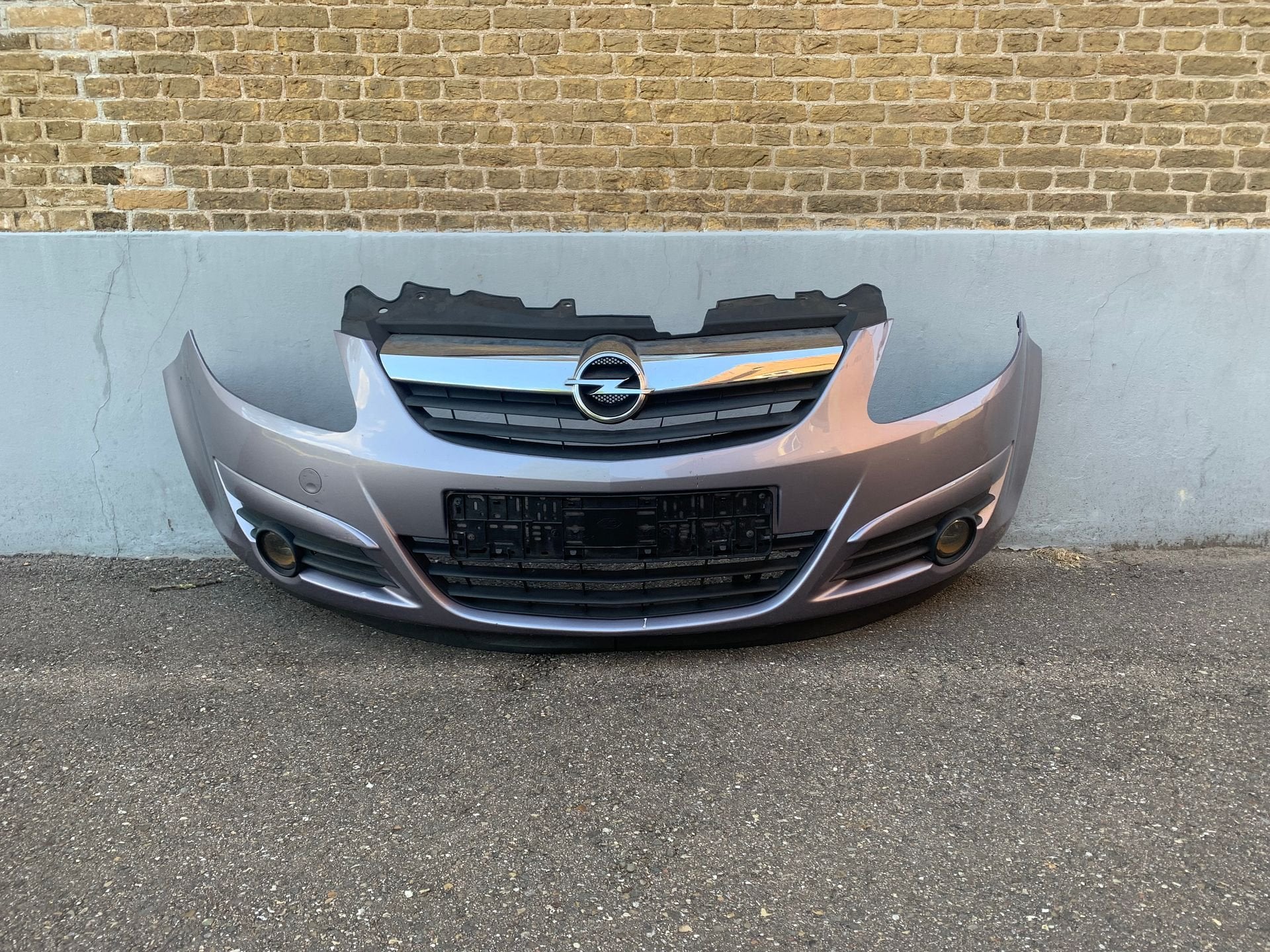 voorbumper opel corsa D 2006 tot 2010 blauw bumper, Auto-onderdelen, Gebruikt, -, Voor, -