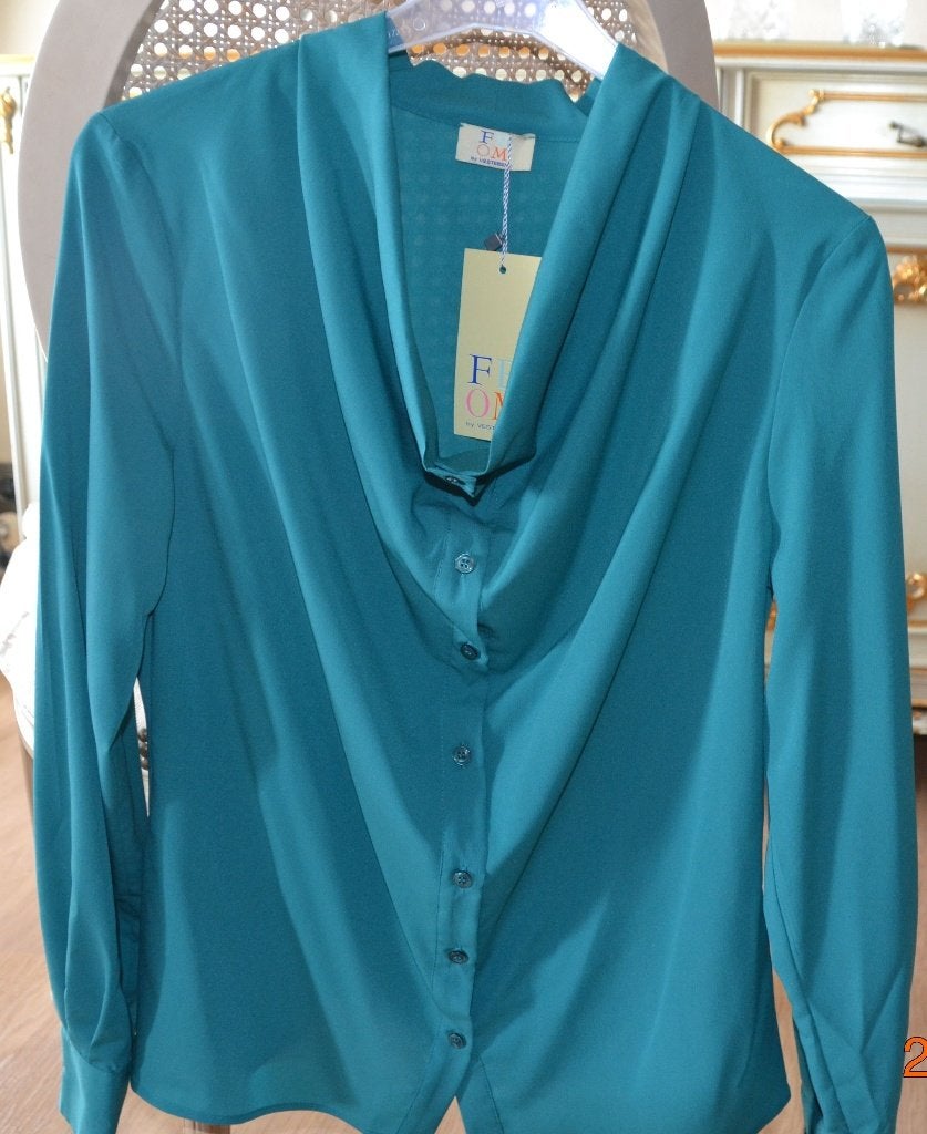 Blouse From by Vestebene (Nouveau), Enlèvement ou Envoi, Neuf, Taille 42/44 (L), Vert