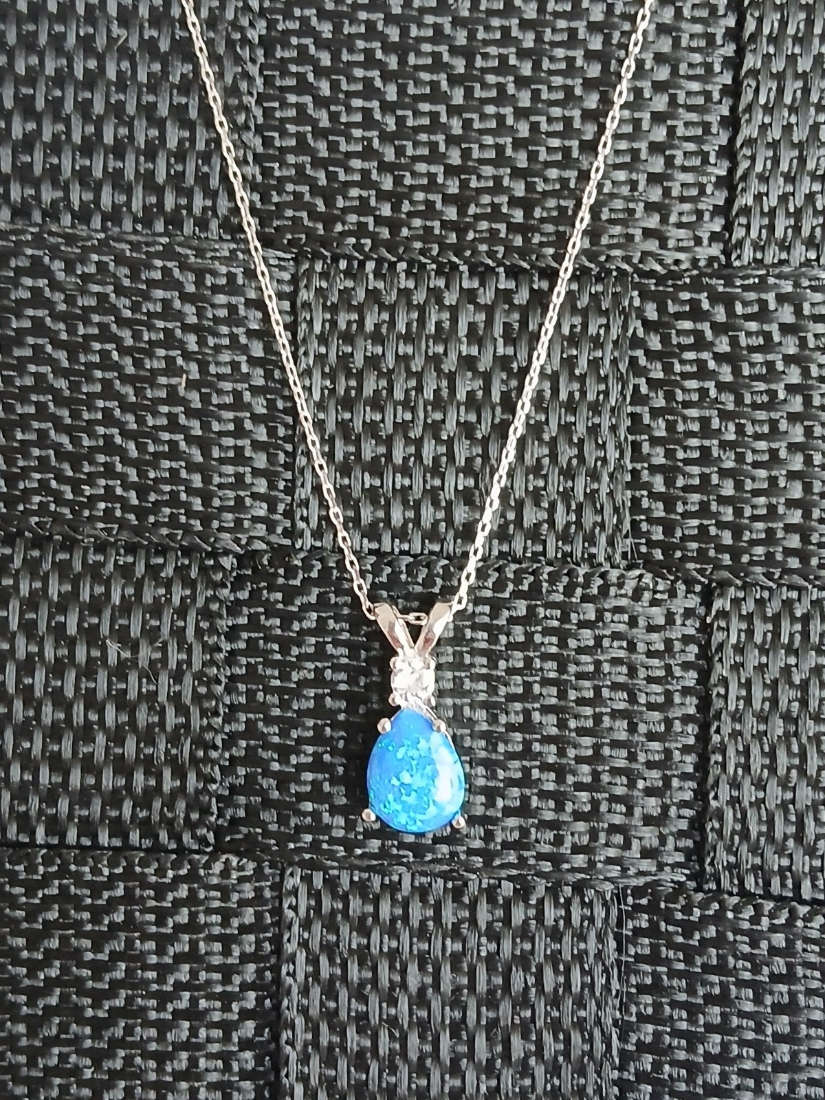 collier opal argent 925, Bijoux, Sacs & Beauté, Enlèvement ou Envoi, Argent, Argent