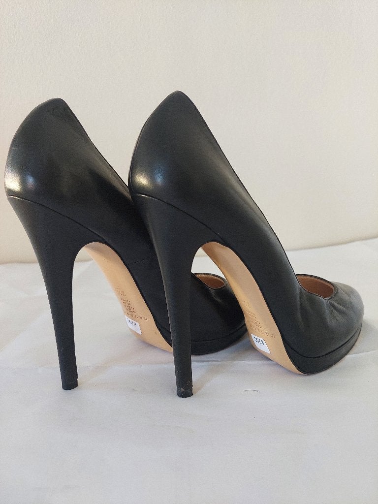 820C* Casadei - sexy escarpins noirs cuir (37,5), Escarpins, Porté, Casadei, Noir