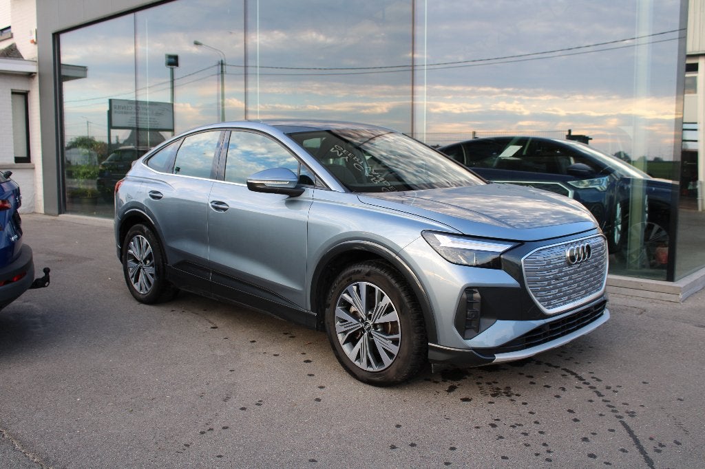 AUDI Q4 e-TRON 82kwh 40 ADVANCED SPORTBACK SOH97.4, Autos, Cuir, Argent ou Gris, Achat, Euro 6