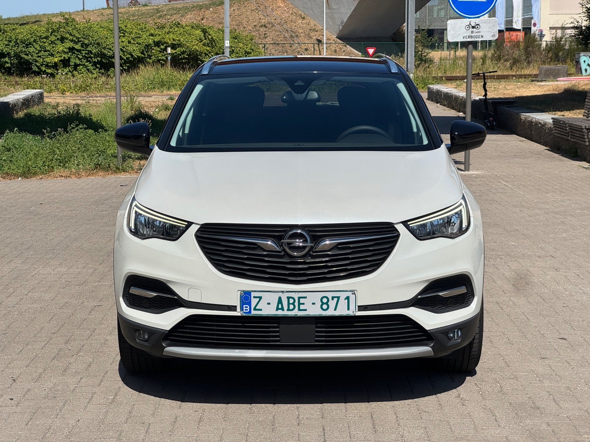 Opel Grandland X | Benzine | Euro 6d, Auto's, Euro 6, 1199 cc, Leder en Stof, Wit