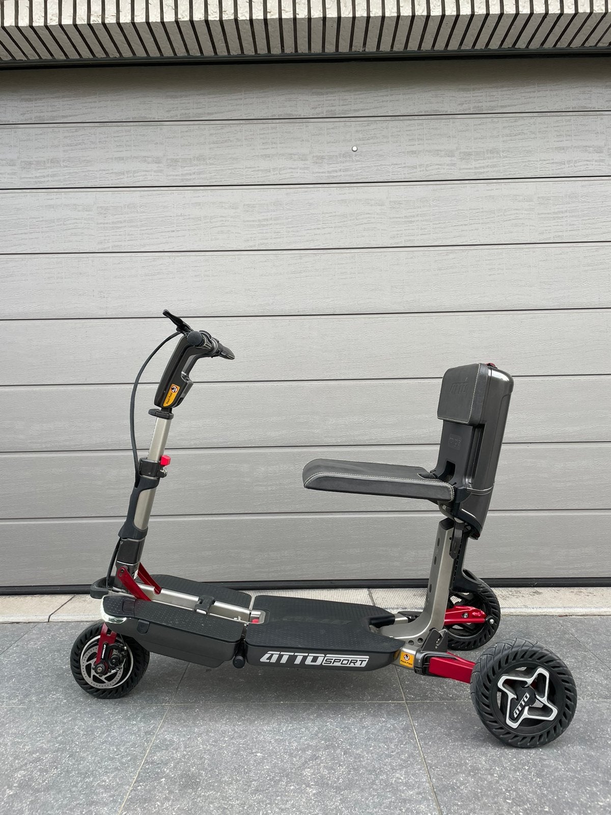 Scootmobiel Atto Sport scooter électrique pliable état neuf, Divers, Enlèvement ou Envoi, Pliant, Comme neuf, Fauteuil roulant électrique