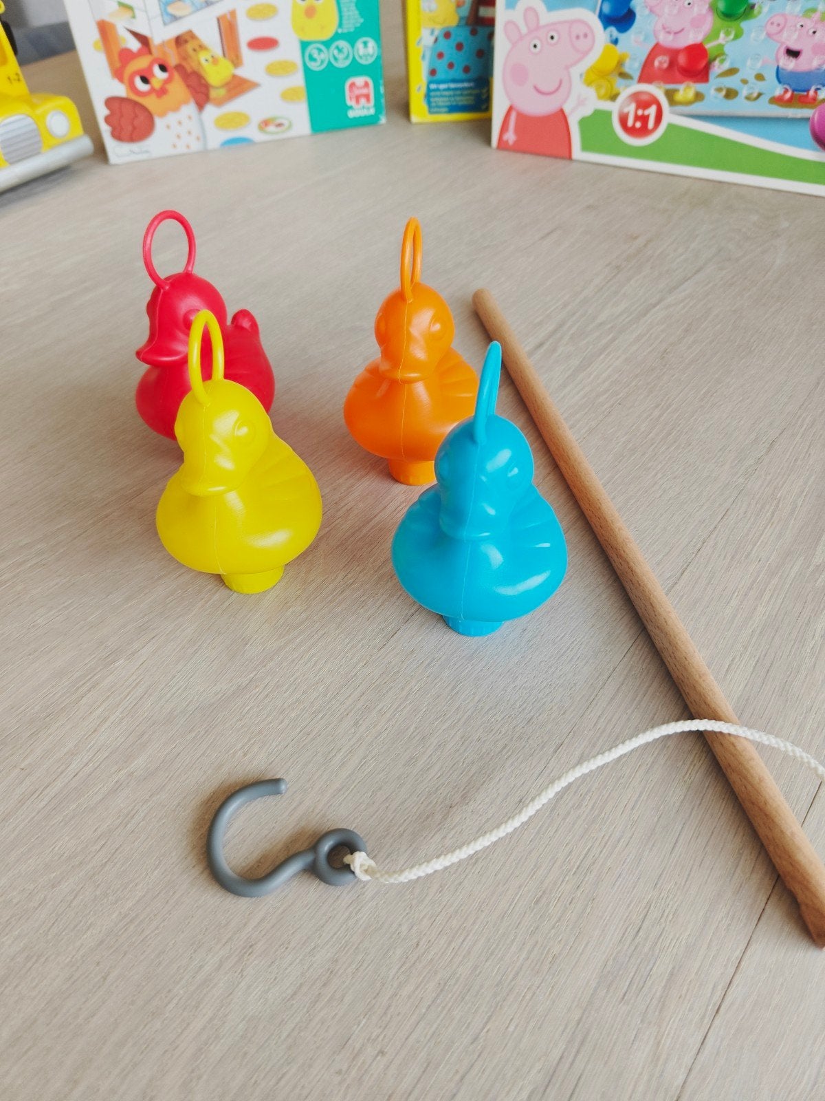 eendjes, Ophalen