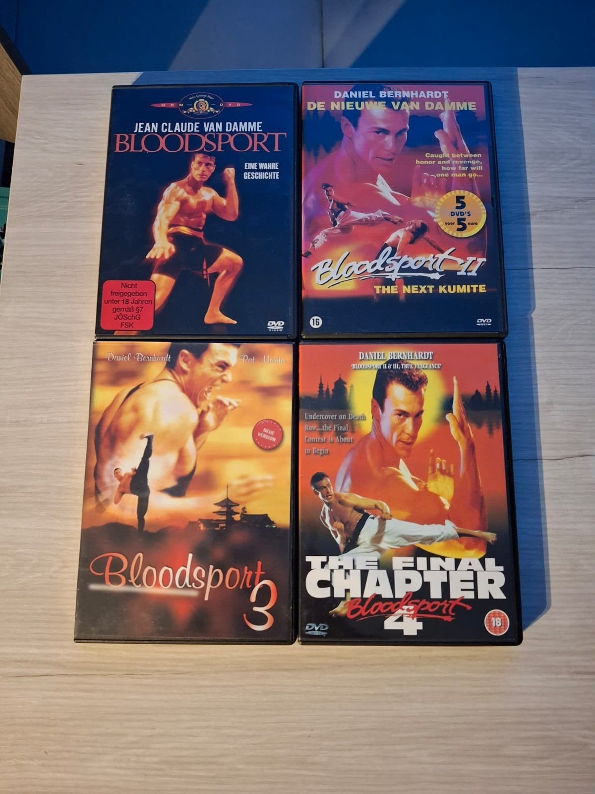Bloodsport 1-4, CD & DVD, DVD | Action, Enlèvement ou Envoi
