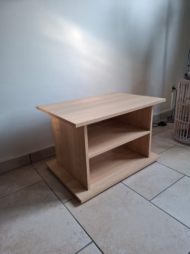 Petite table, Maison & Meubles, 55 à 75 cm, Enlèvement, Utilisé, Rectangulaire