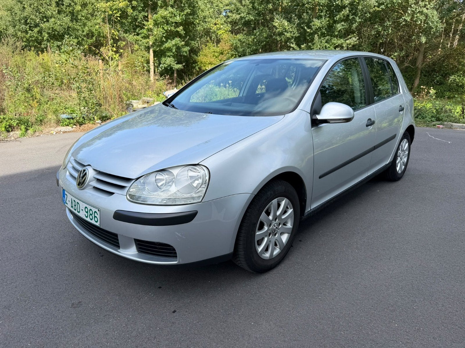 GOLF 5 1.6 BENZINE EURO4 AIRCO 6 VITESSE BLANCO GEKEURD, Auto's, Stof, Zwart, 4 cilinders, 1600 cc