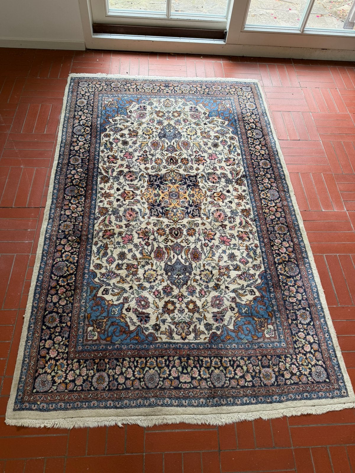 Prachtig Perzisch tapijt, Ophalen, 100 tot 150 cm, 200 cm of meer, Zo goed als nieuw