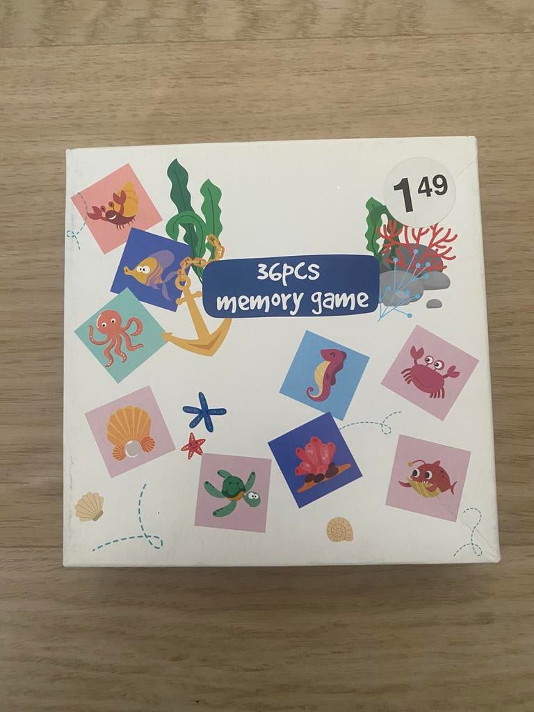 Memory mer, 1 ou 2 joueurs, Enlèvement ou Envoi, Neuf