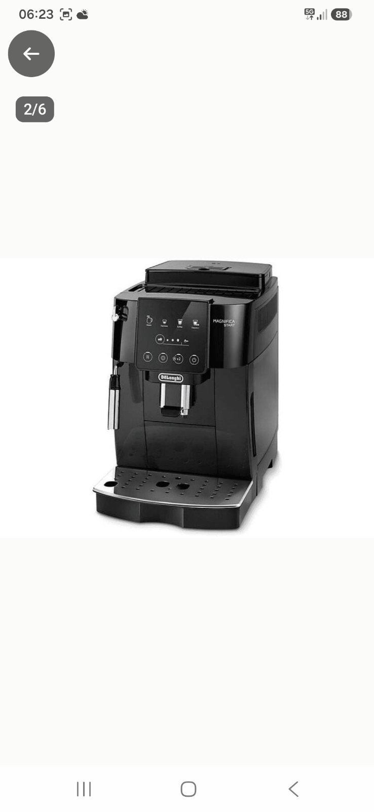 Machine à café avec grains, Enlèvement, Comme neuf, Cafetière, Réservoir d'eau amovible
