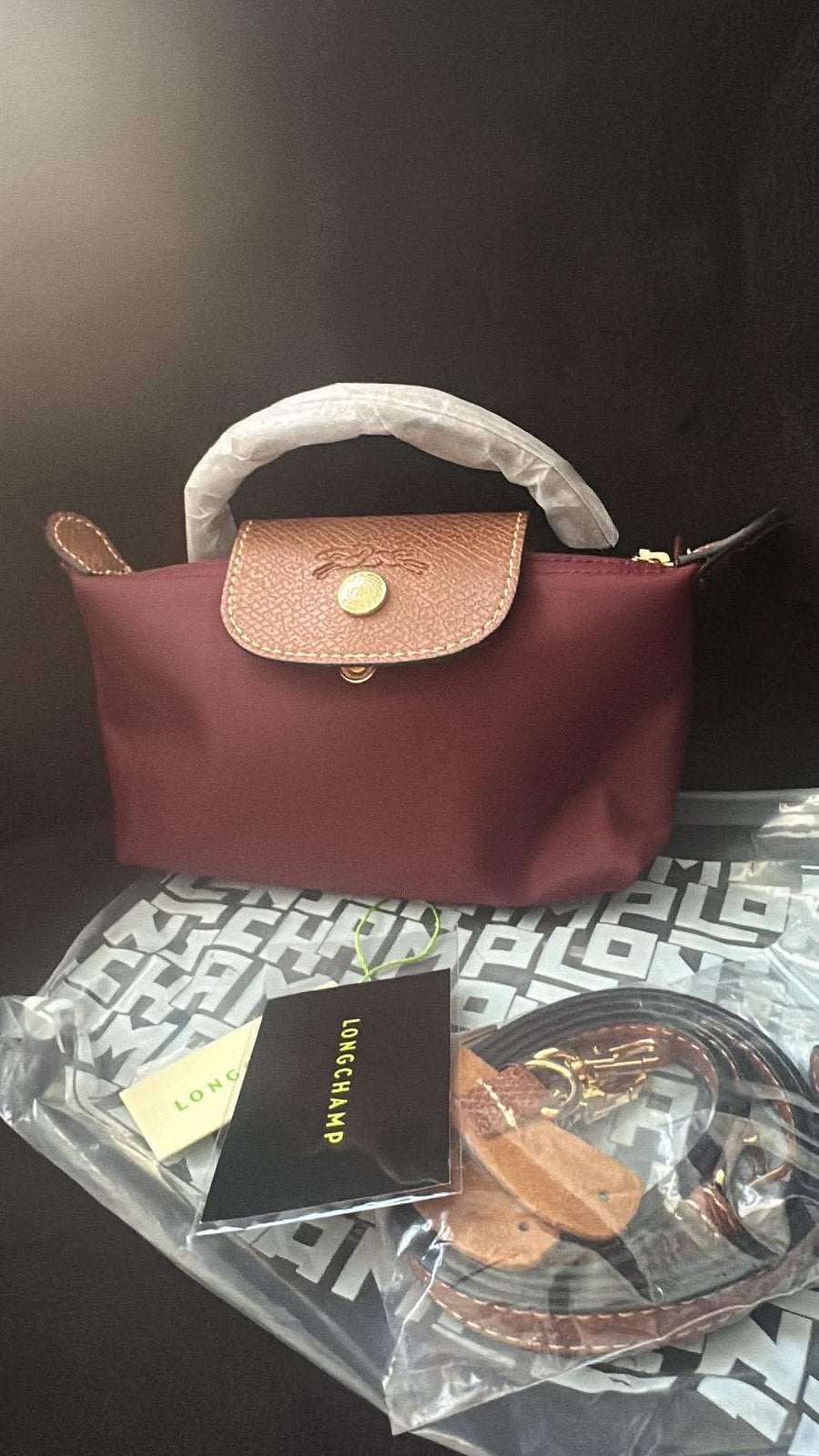 De XS Longchamp Burgendy opvouwbaar, Ophalen of Verzenden, Nieuw