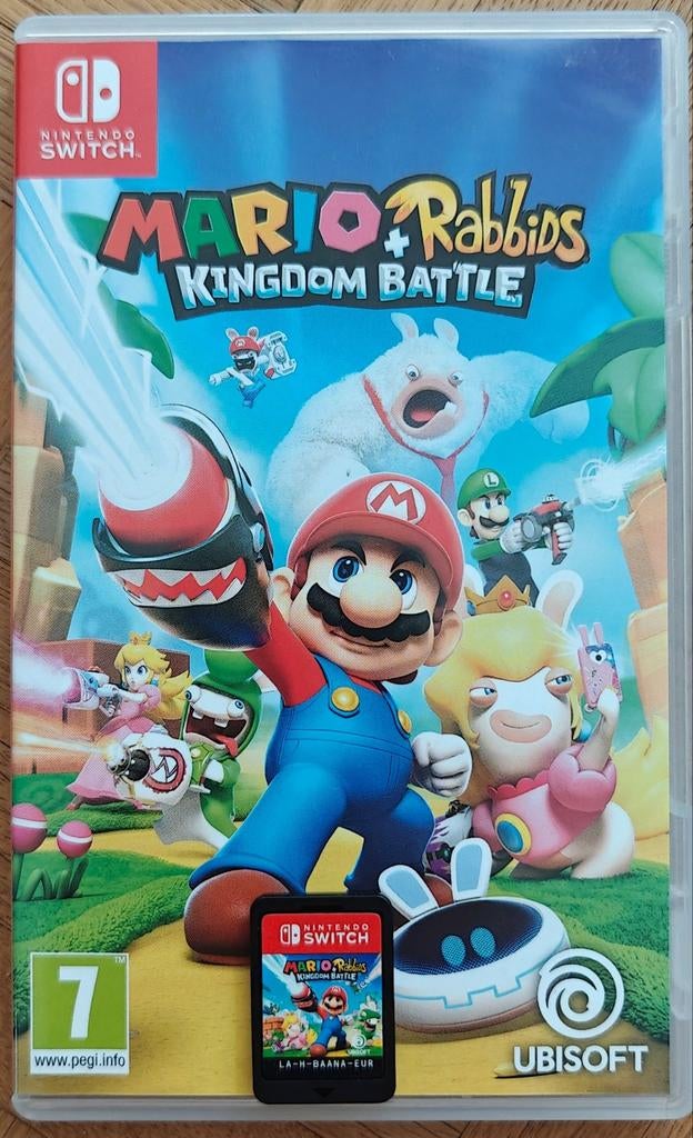 Mario + Rabbids Kingdom Battle, Avontuur en Actie, 2 spelers, Ophalen of Verzenden, Zo goed als nieuw