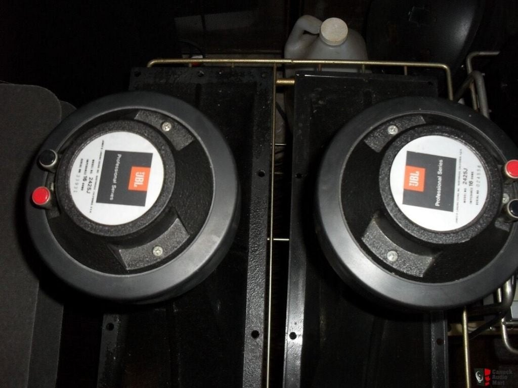 JBL 2425 Compressie Drivers Per Paar, 60 à 120 watts, Utilisé, Enceintes stéréo, Enlèvement ou Envoi