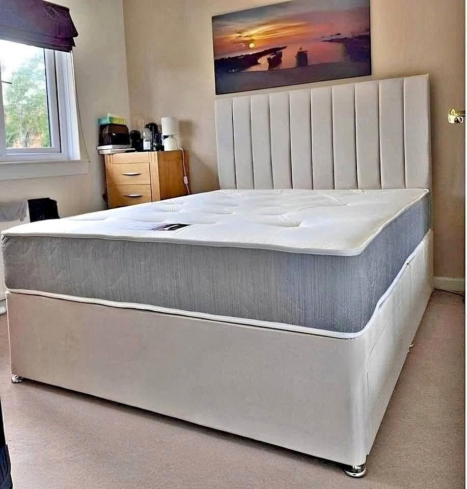 Lit/Lit avec matelas, paiement à la livraison, Envoi, Neuf, Deux personnes, Autres couleurs