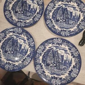 4x Vintage bord "The Copperfield", Antiek en Kunst, Ophalen of Verzenden