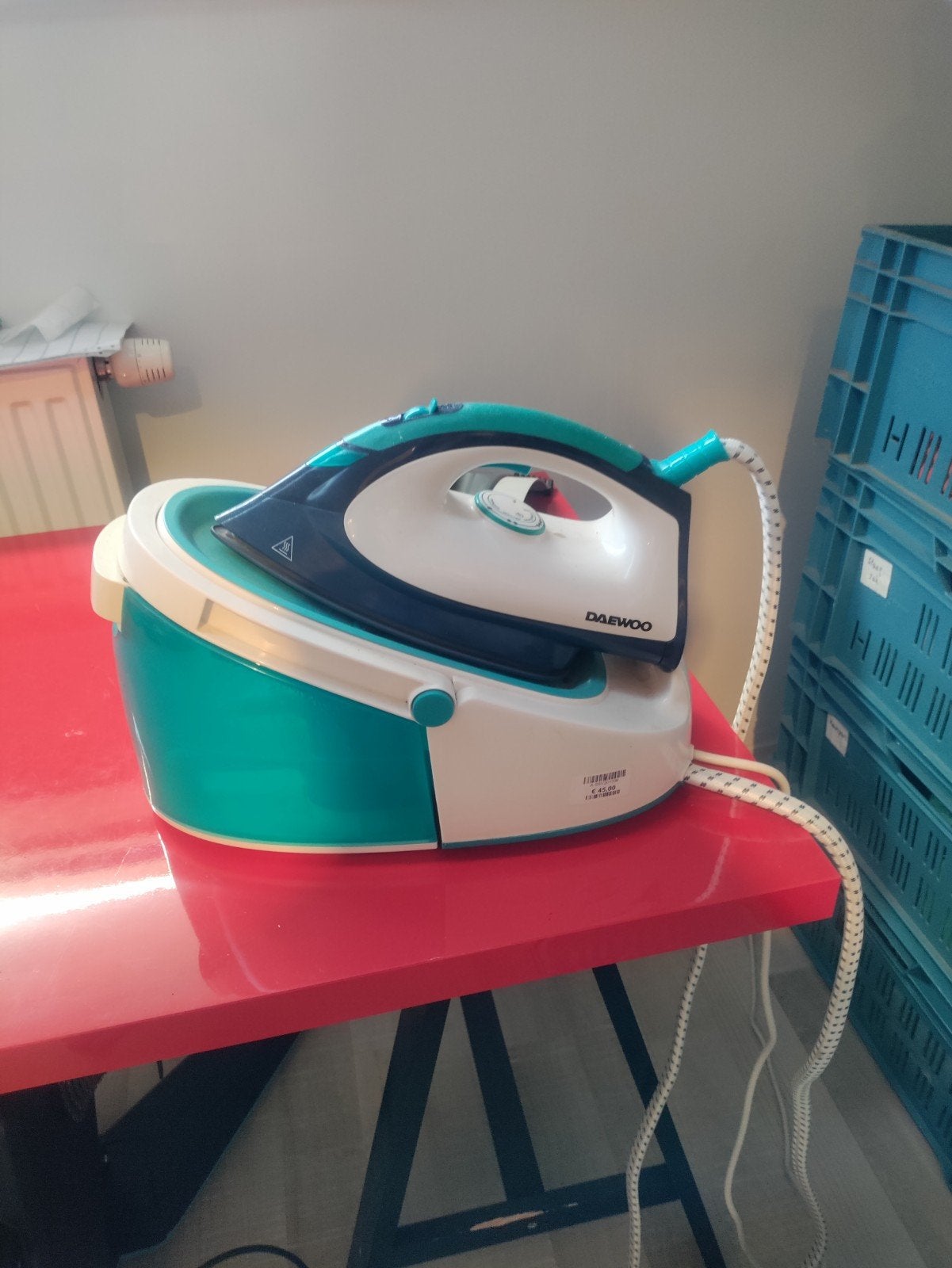 stoomstrijkijzer daewoo, Electroménager, Enlèvement, Comme neuf, Fer à repasser avec cordon