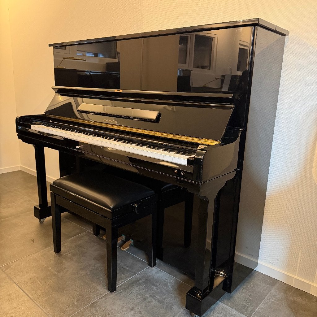 Samick SU127, Zwart, Ophalen of Verzenden, Zo goed als nieuw, Piano