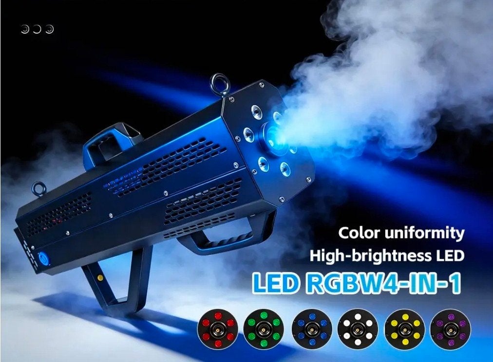 Rookmachine GUN 1500 watt, Ophalen, Rookmachine, Kleur