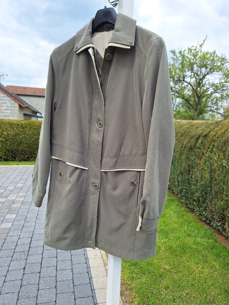 Parka dame entre deux saisons taille 38, Maat 38/40 (M), Ophalen of Verzenden, Zo goed als nieuw, Groen