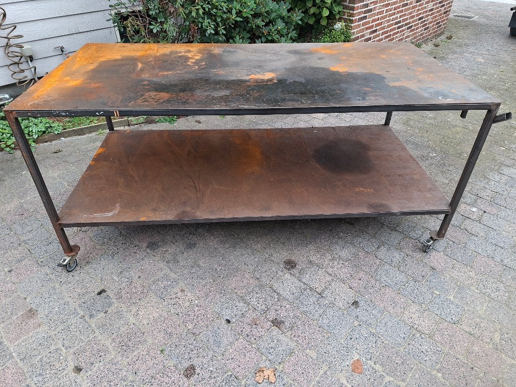 Lastafel 2m x 1 m, Hobby en Vrije tijd, Ophalen, Gebruikt