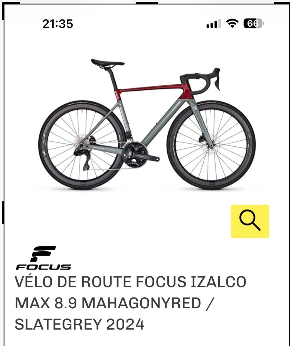 Vélo route full carbon Focus Izalco taille M, Ophalen, Zo goed als nieuw