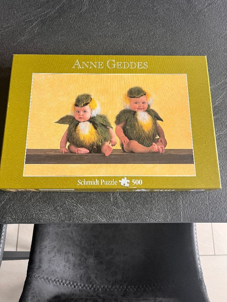 Anne Geddes puzzel, Hobby en Vrije tijd, Ophalen of Verzenden, 500 t/m 1500 stukjes, Zo goed als nieuw, Legpuzzel
