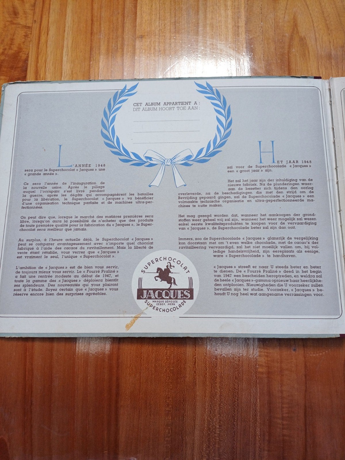 oud plakboek onze kongo., Boeken, Ophalen of Verzenden